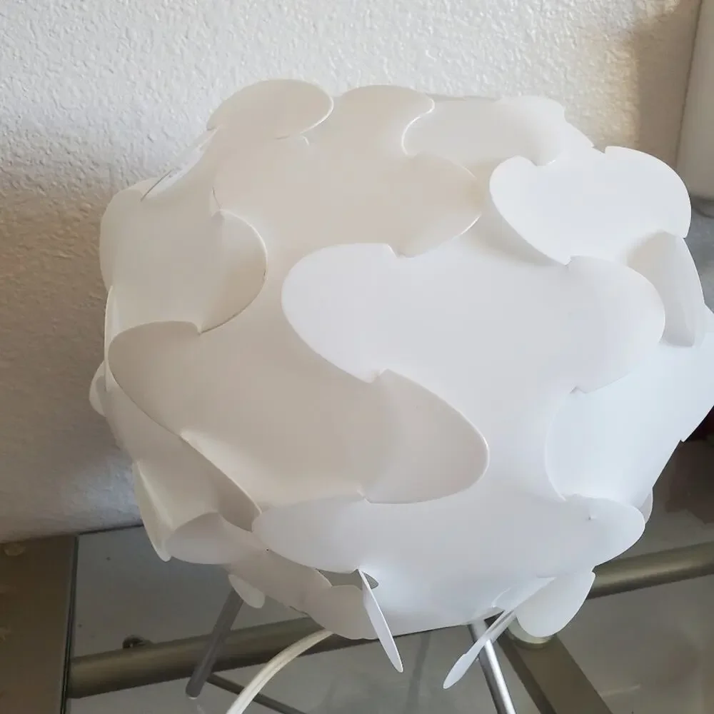 Ikea Interlocking Pieces Fillsta white Table Lamp